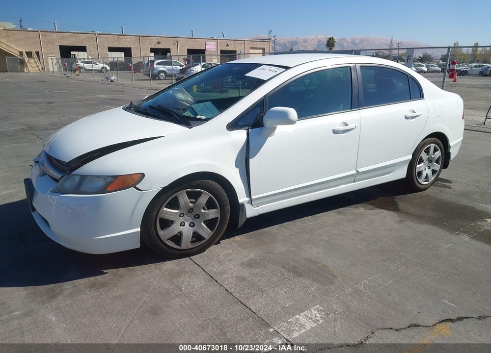 2007 HONDA CIVIC LX VIN: 1HGFA16567L051349