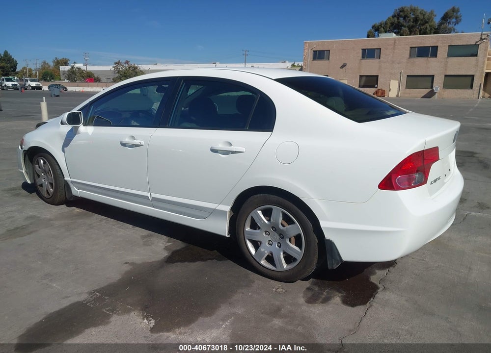 2007 HONDA CIVIC LX VIN: 1HGFA16567L051349