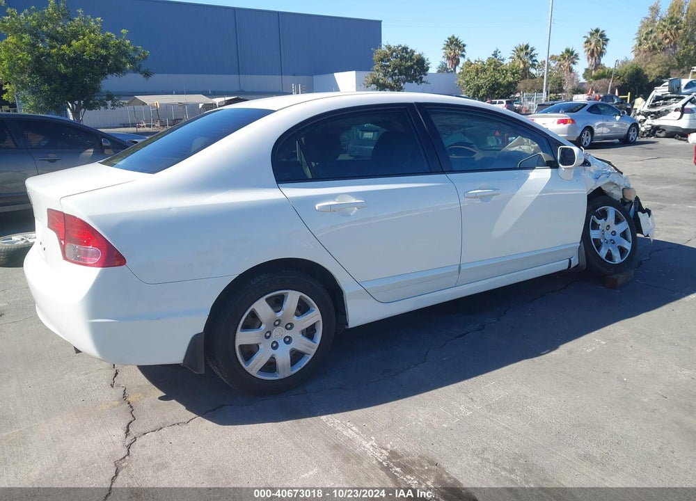 2007 HONDA CIVIC LX VIN: 1HGFA16567L051349