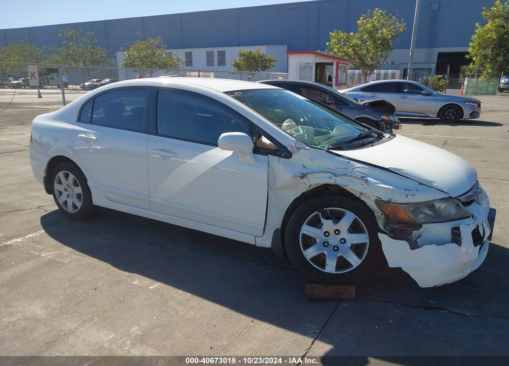 2007 HONDA CIVIC LX VIN: 1HGFA16567L051349