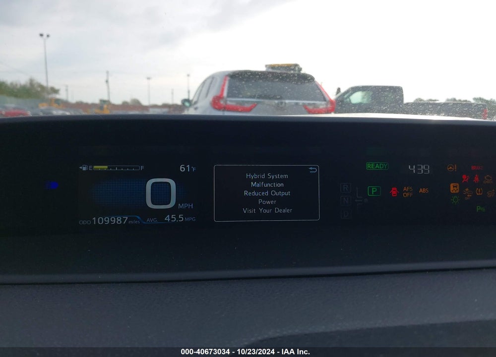 2019 TOYOTA PRIUS XLE VIN: JTDL9RFU3K3003400