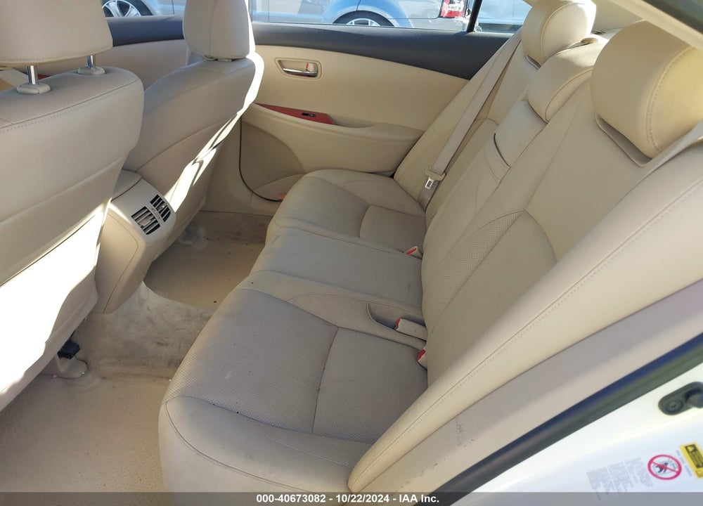 2007 LEXUS ES 350 VIN: JTHBJ46G872050658