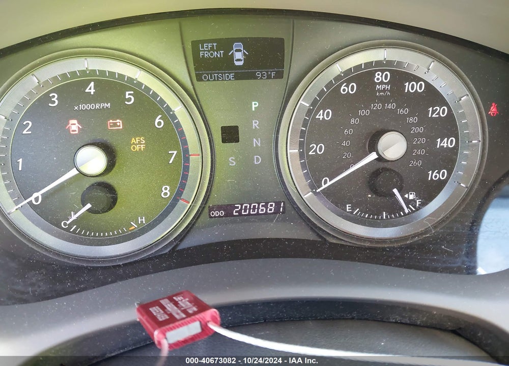 2007 LEXUS ES 350 VIN: JTHBJ46G872050658