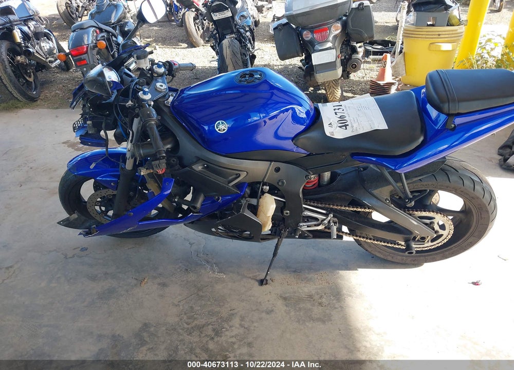 2006 YAMAHA YZFR6 L VIN: JYARJ06YX6A006758