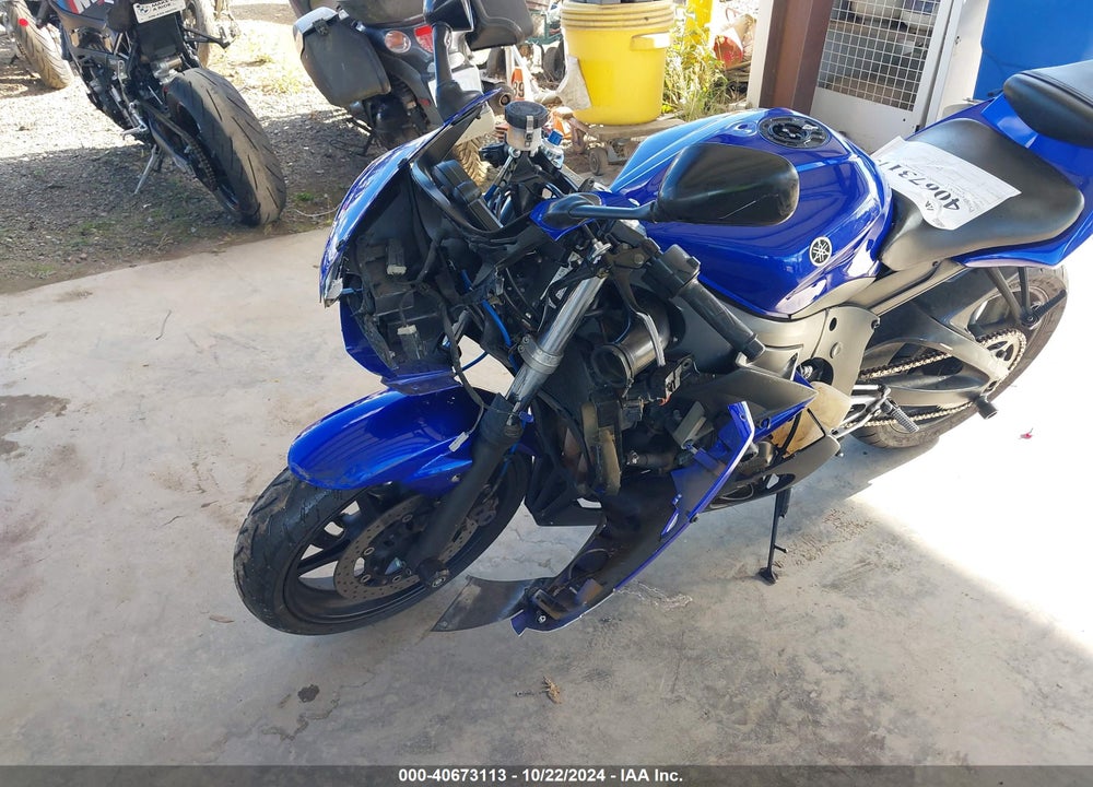 2006 YAMAHA YZFR6 L VIN: JYARJ06YX6A006758