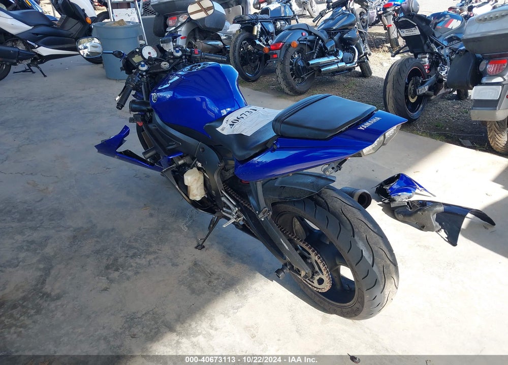 2006 YAMAHA YZFR6 L VIN: JYARJ06YX6A006758