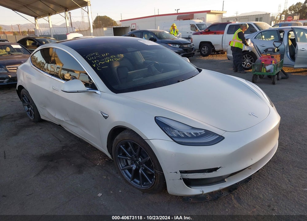 2018 TESLA MODEL 3 LONG RANGE/PERFORMANCE VIN: 5YJ3E1EB0JF144438