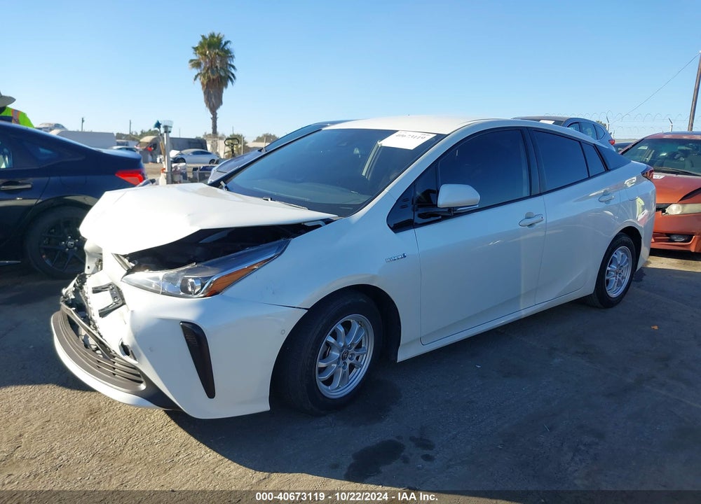 2020 TOYOTA PRIUS LE VIN: JTDKARFU5L3104703