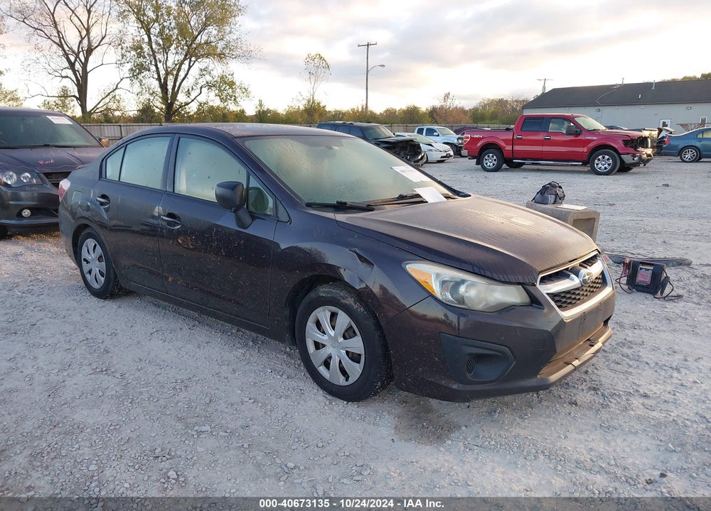 2012 SUBARU IMPREZA 2.0I VIN: JF1GJAA62CH017544