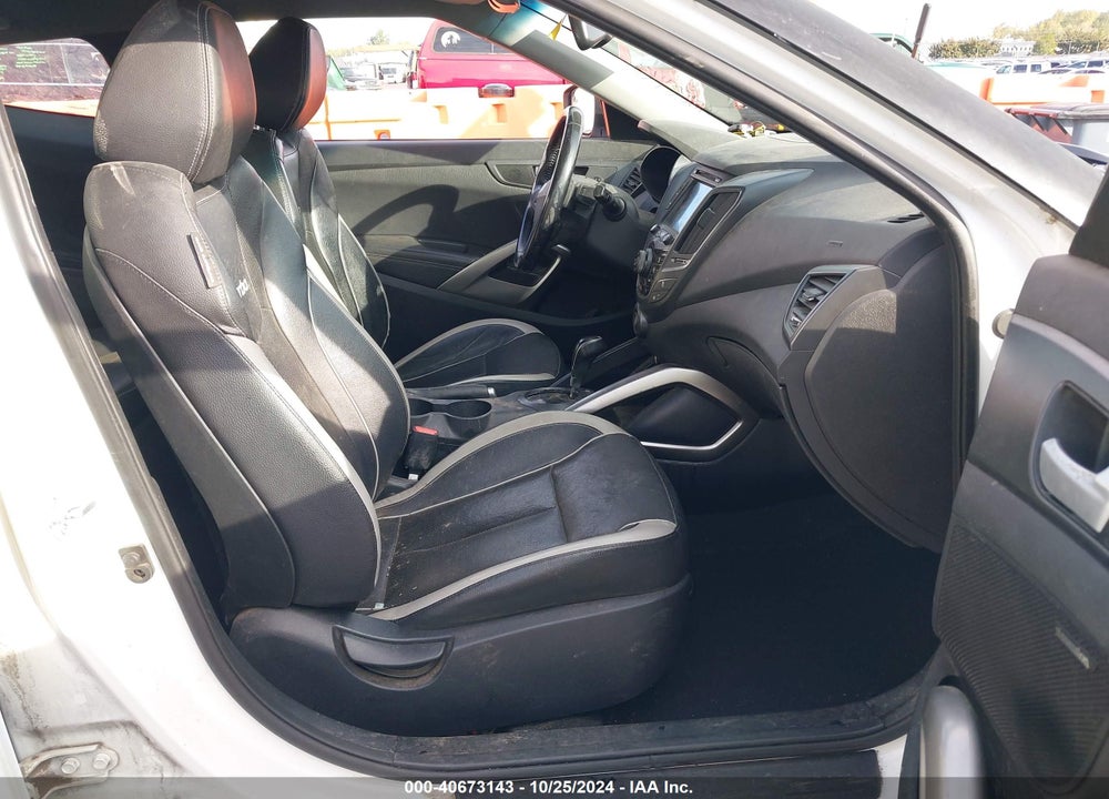 2014 HYUNDAI VELOSTER TURBO W/BLACK VIN: KMHTC6AEXEU211056