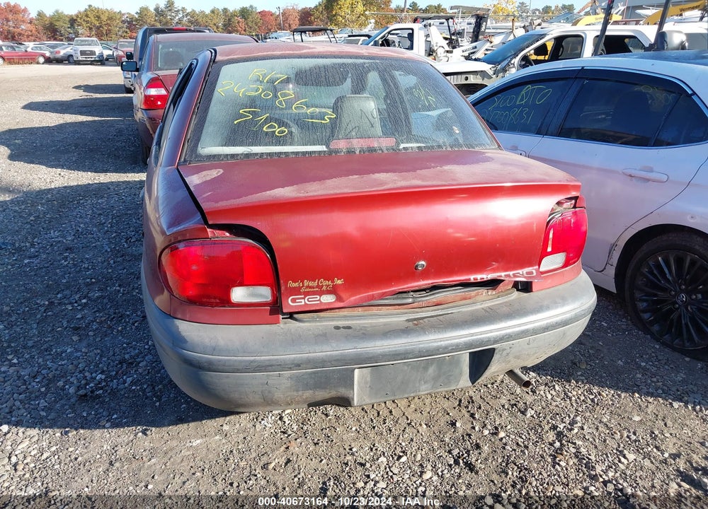 1996 GEO METRO LSI VIN: 2C1MR5299T6764390