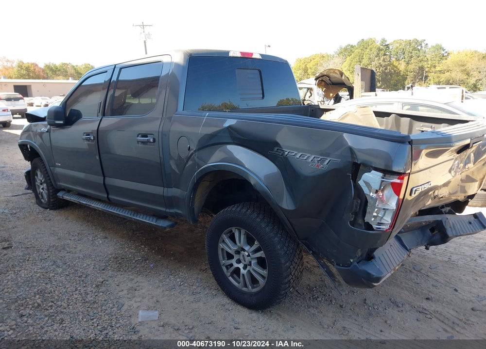 2016 FORD F-150 XLT VIN: 1FTEW1EG9GKE15039