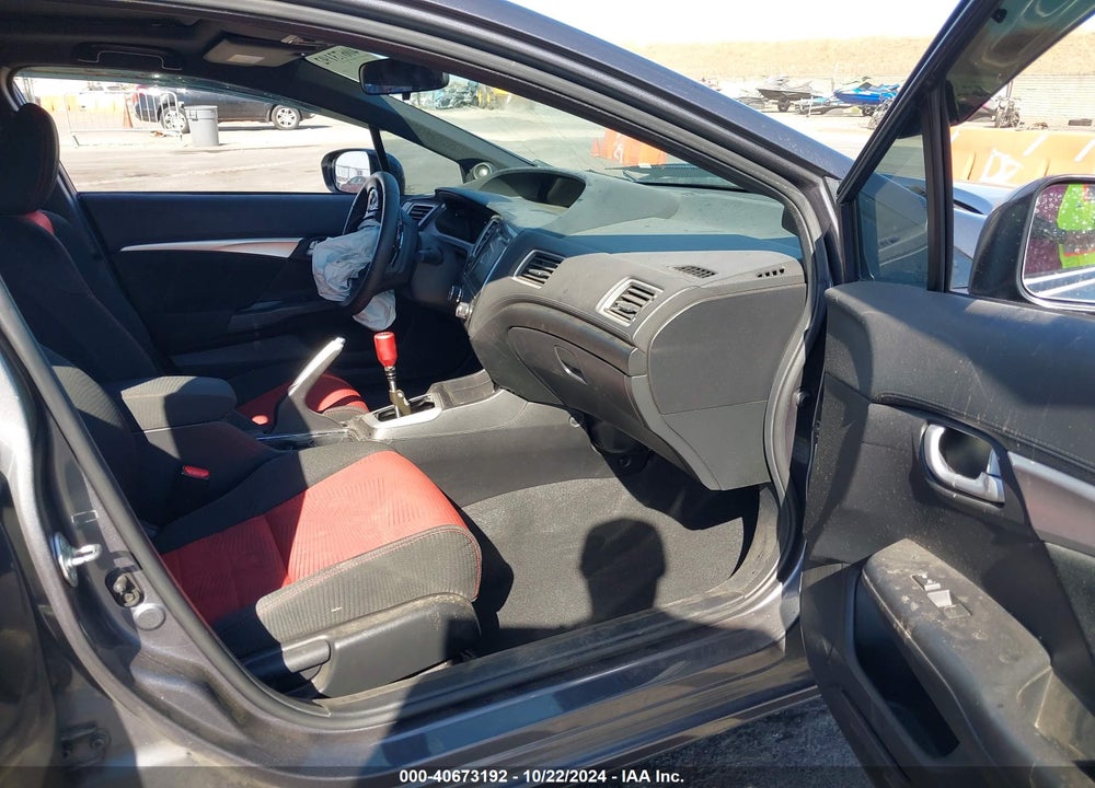 2015 HONDA CIVIC SI VIN: 2HGFB6E55FH709234