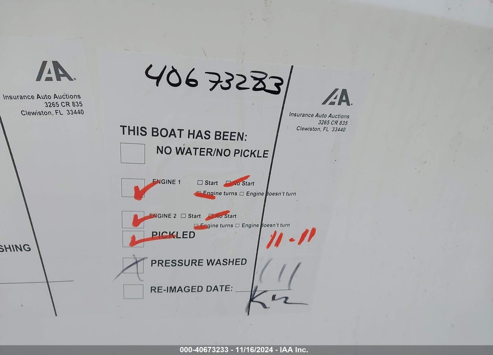 2021 BENETEAU OTHER VIN: BEYKS019I021