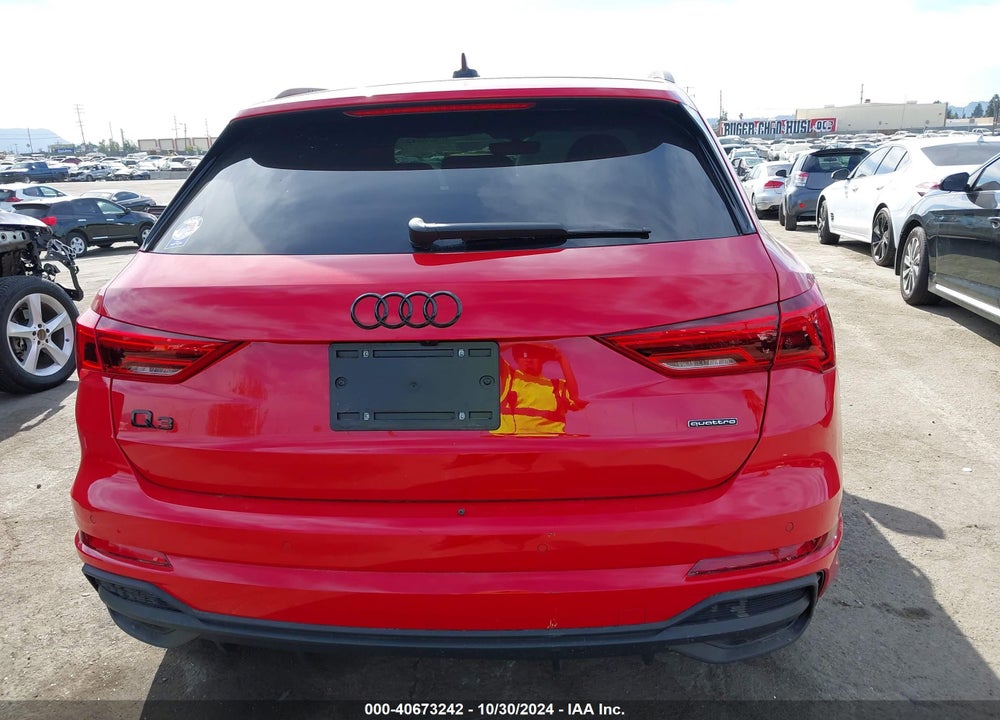 2024 AUDI Q3 PREMIUM 45 TFSI S LINE QUATTRO TIPTRONIC VIN: WA1DECF3XR1091446