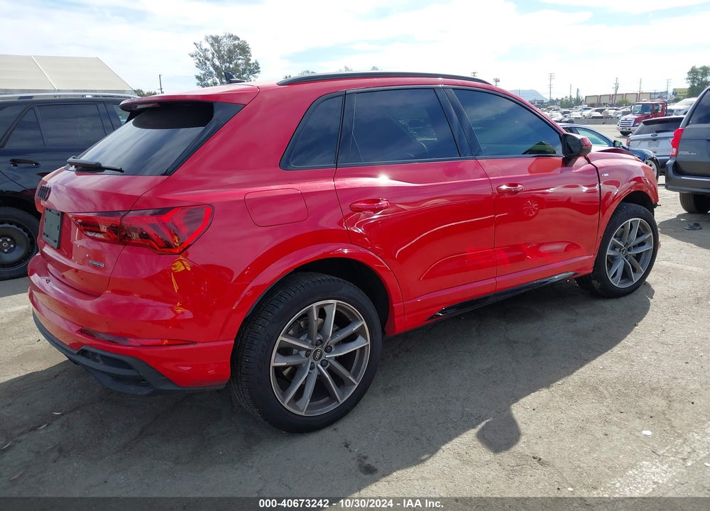 2024 AUDI Q3 PREMIUM 45 TFSI S LINE QUATTRO TIPTRONIC VIN: WA1DECF3XR1091446