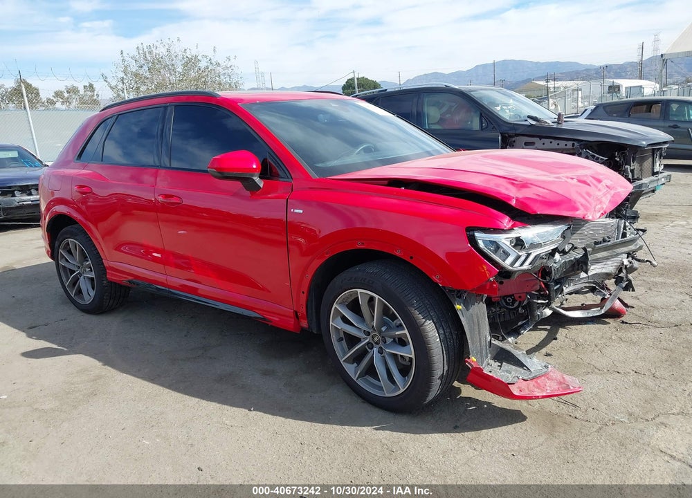 2024 AUDI Q3 PREMIUM 45 TFSI S LINE QUATTRO TIPTRONIC VIN: WA1DECF3XR1091446