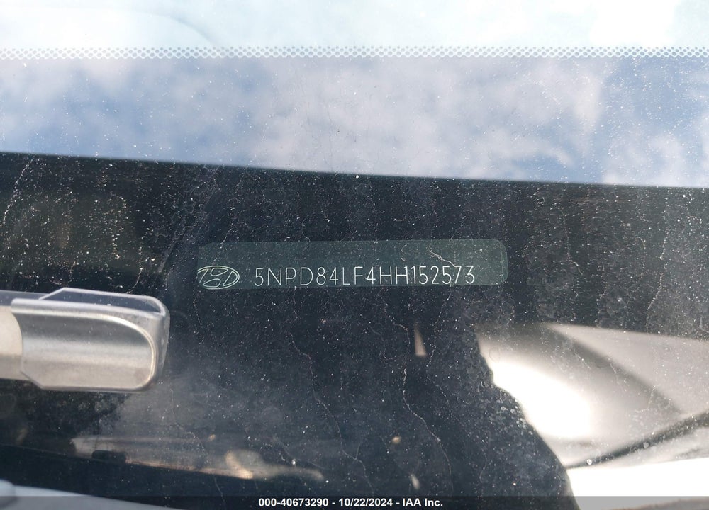 2017 HYUNDAI ELANTRA VALUE EDITION VIN: 5NPD84LF4HH152573