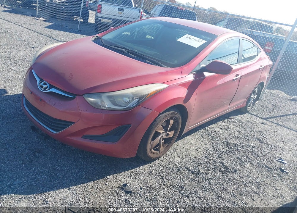 2015 HYUNDAI ELANTRA SE VIN: KMHDH4AE9FU415990