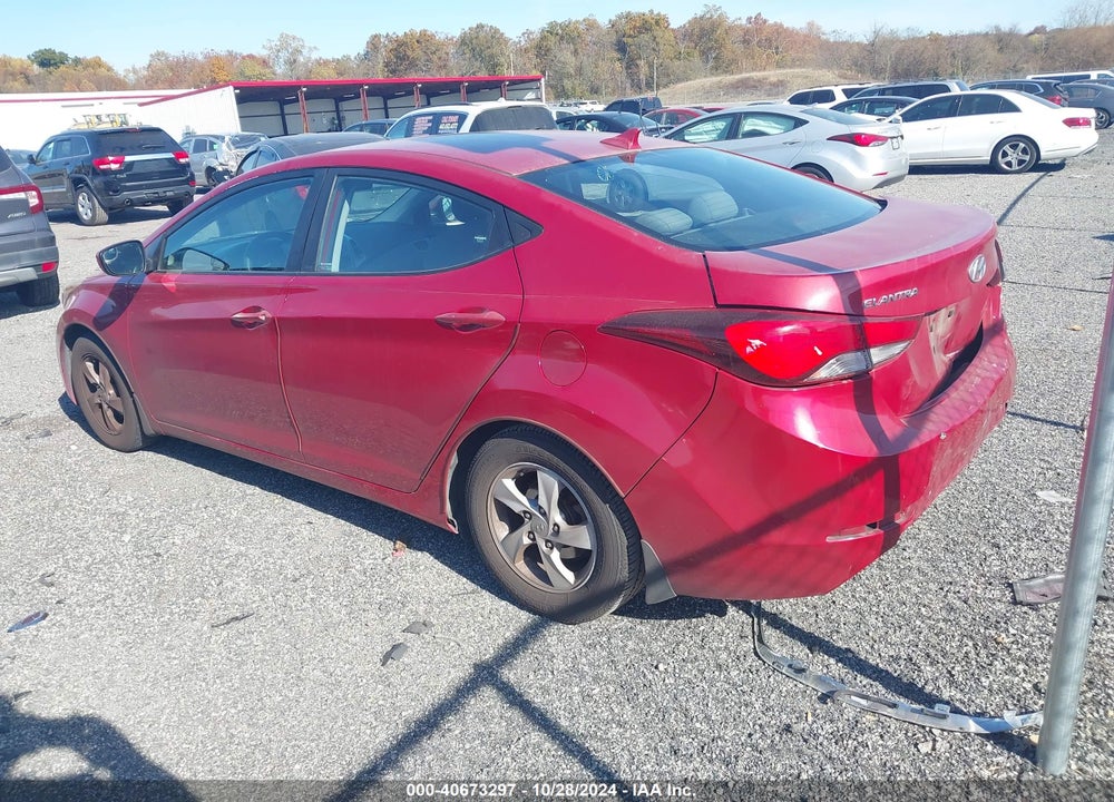 2015 HYUNDAI ELANTRA SE VIN: KMHDH4AE9FU415990