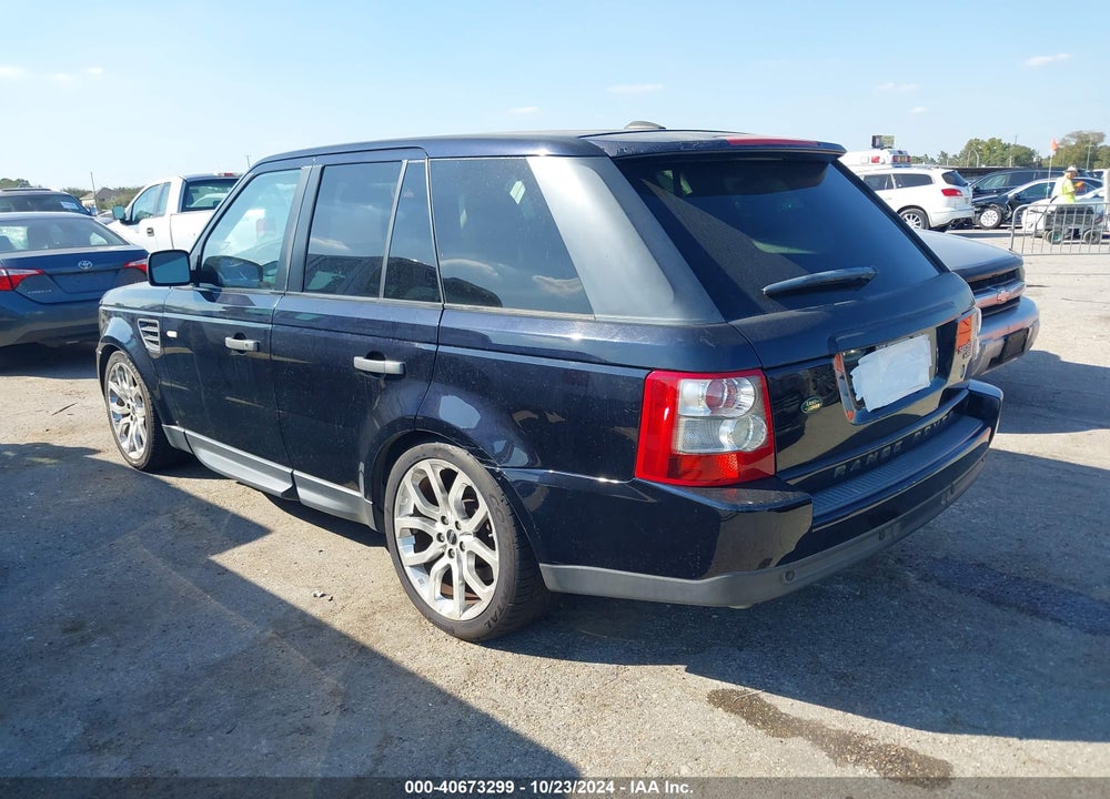 2009 LAND ROVER RANGE ROVER SPORT HSE VIN: SALSF25419A206636