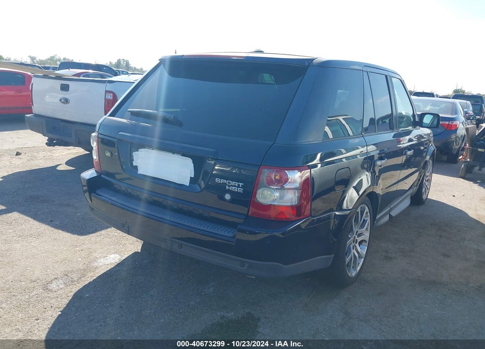 2009 LAND ROVER RANGE ROVER SPORT HSE VIN: SALSF25419A206636