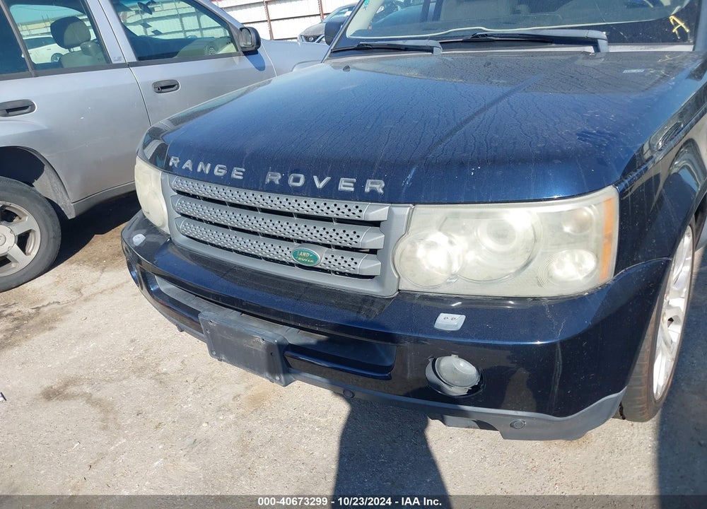 2009 LAND ROVER RANGE ROVER SPORT HSE VIN: SALSF25419A206636