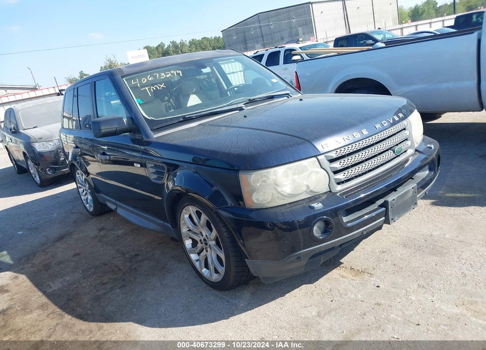 2009 LAND ROVER RANGE ROVER SPORT HSE VIN: SALSF25419A206636