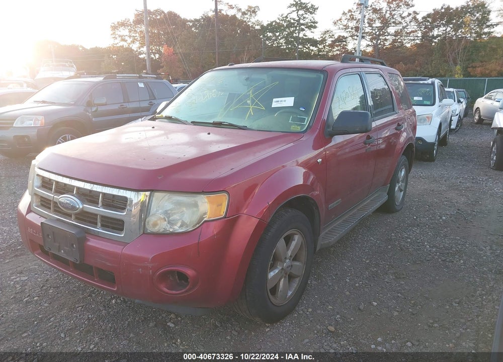 2008 FORD ESCAPE XLT VIN: 1FMCU93138KE61988