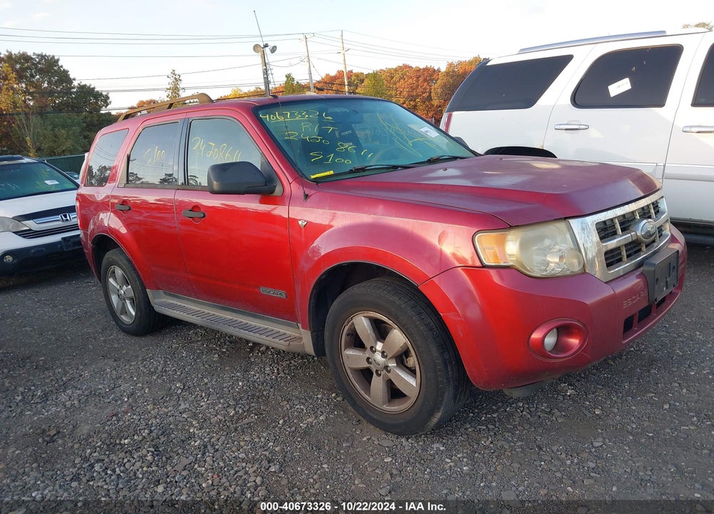 2008 FORD ESCAPE XLT VIN: 1FMCU93138KE61988