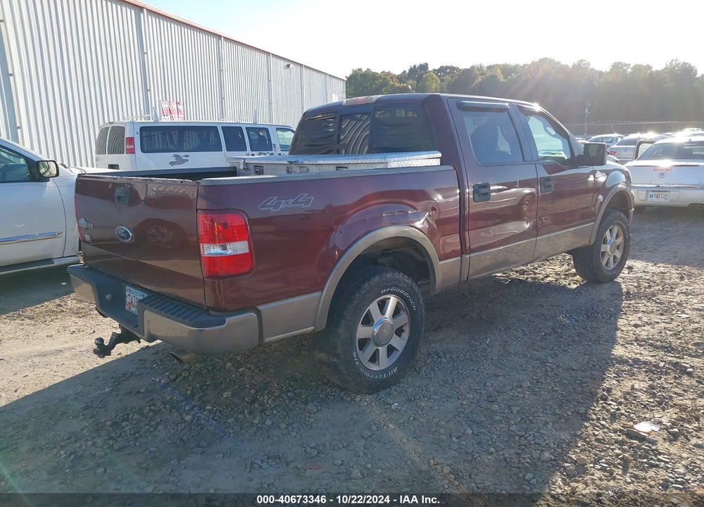 2005 FORD F-150 FX4/LARIAT/XLT VIN: 1FTPW14525KE19858