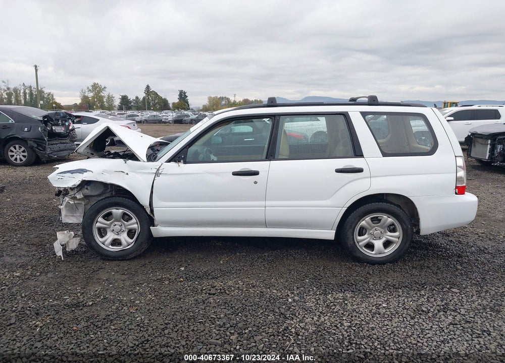 2007 SUBARU FORESTER 2.5X VIN: JF1SG63647H736013
