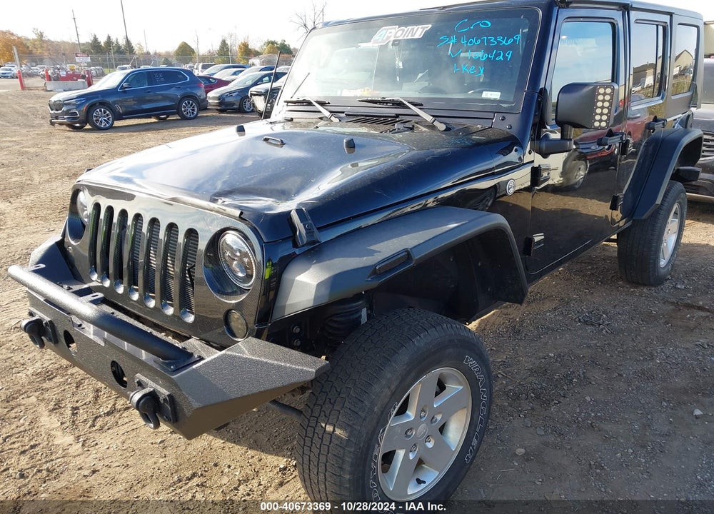 2016 JEEP WRANGLER UNLIMITED SPORT VIN: 1C4BJWDG8GL106429