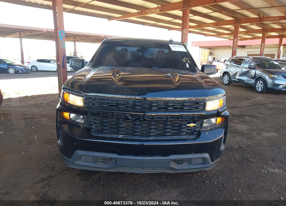 2021 CHEVROLET SILVERADO 1500 2WD SHORT BED CUSTOM VIN: 3GCPWBEK1MG414196