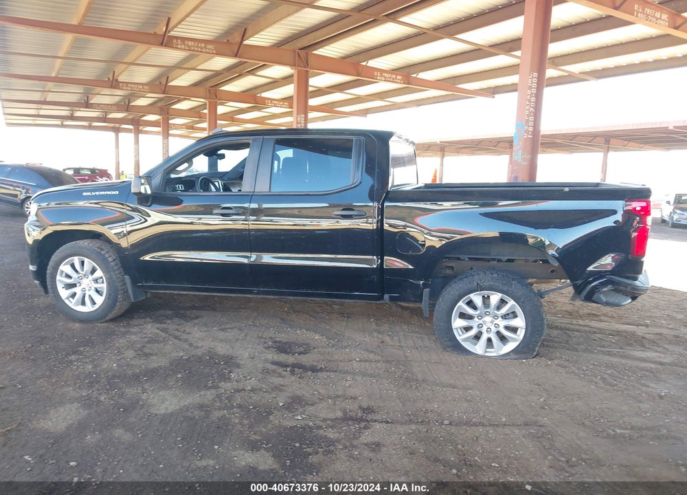 2021 CHEVROLET SILVERADO 1500 2WD SHORT BED CUSTOM VIN: 3GCPWBEK1MG414196
