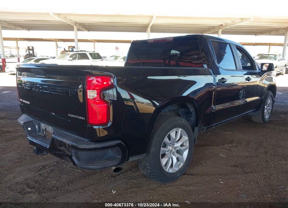 2021 CHEVROLET SILVERADO 1500 2WD SHORT BED CUSTOM VIN: 3GCPWBEK1MG414196