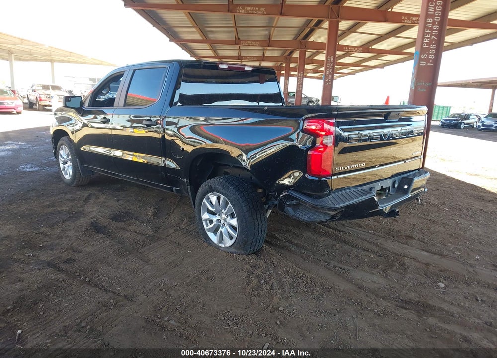 2021 CHEVROLET SILVERADO 1500 2WD SHORT BED CUSTOM VIN: 3GCPWBEK1MG414196