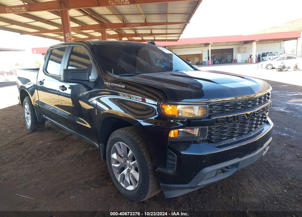 2021 CHEVROLET SILVERADO 1500 2WD SHORT BED CUSTOM VIN: 3GCPWBEK1MG414196