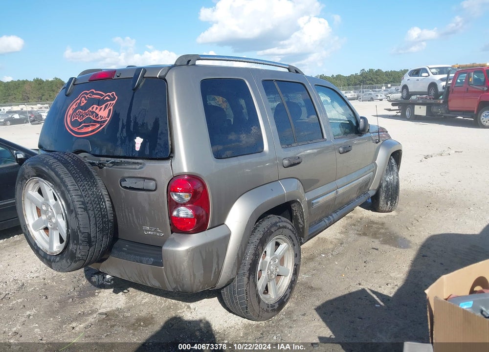 2006 JEEP LIBERTY LIMITED EDITION VIN: 1J4GL58K76W285210