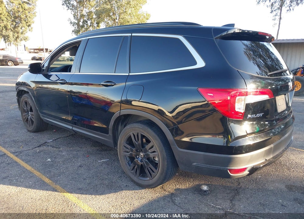 2021 HONDA PILOT 2WD SPECIAL EDITION VIN: 5FNYF5H2XMB006237
