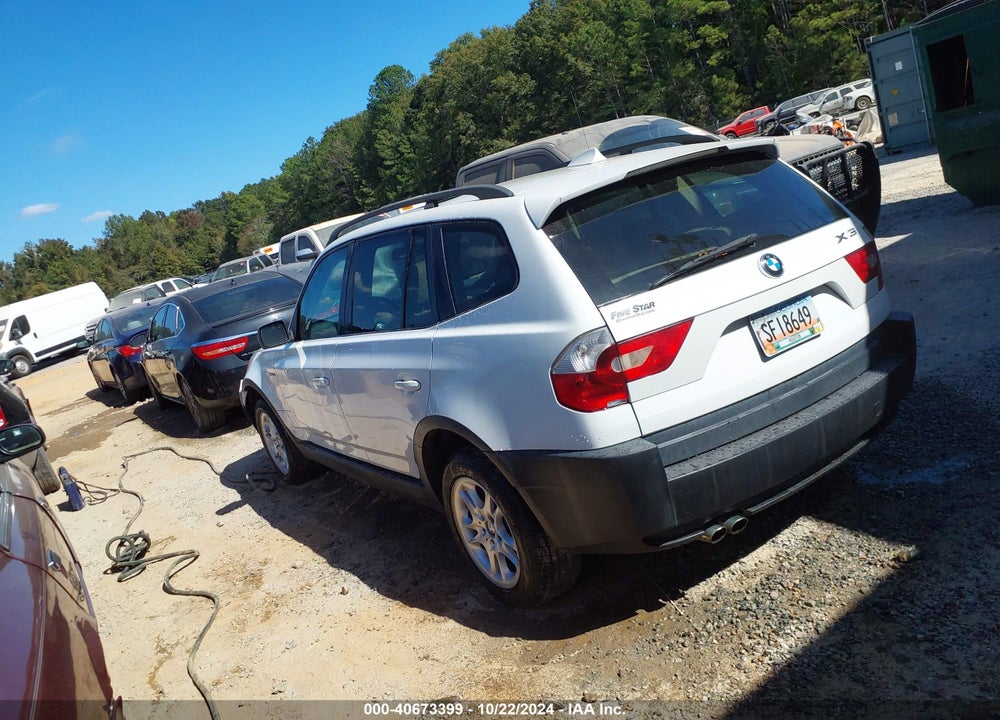 2004 BMW X3 2.5I VIN: WBXPA73494WC37842