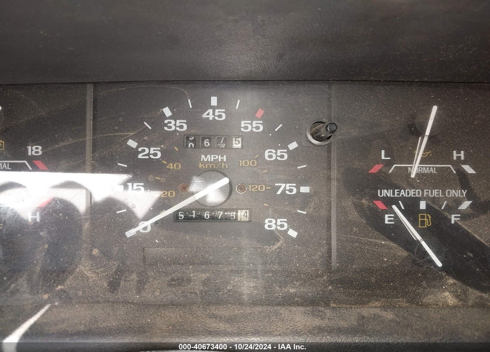 1992 FORD RANGER VIN: 1FTCR10U7NUD51970