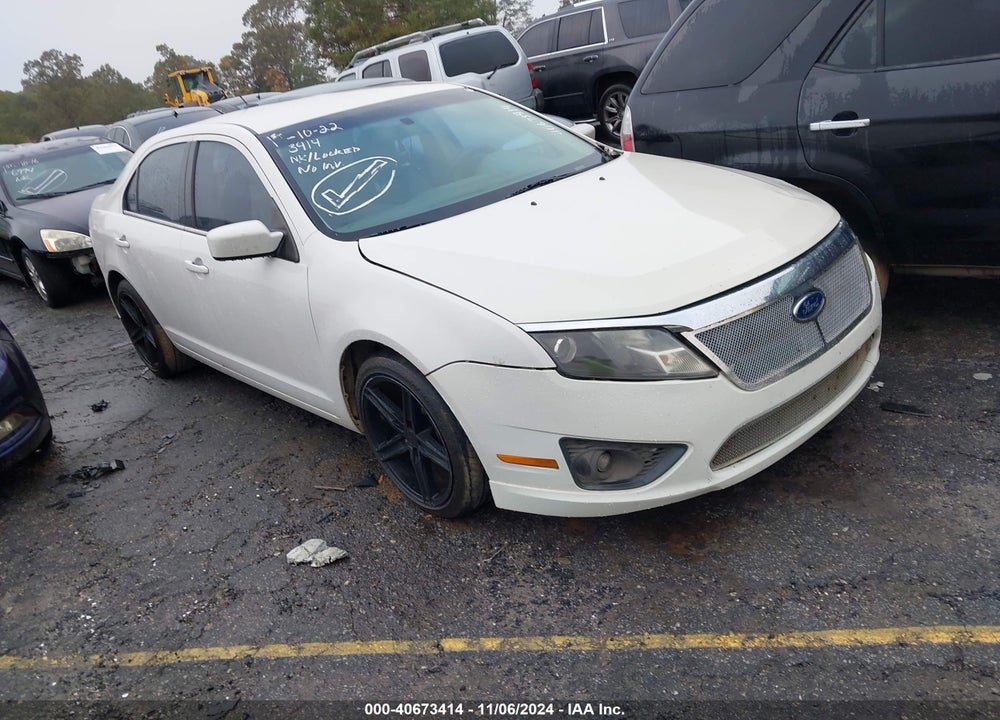 2010 FORD FUSION SE VIN: 3FAHP0HA1AR231668