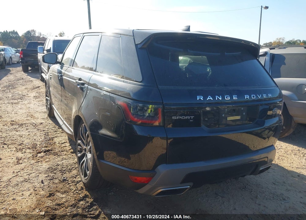 2021 LAND ROVER RANGE ROVER SPORT SE MHEV VIN: SALWG2SUXMA760172