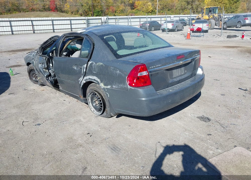 2007 CHEVROLET MALIBU LS VIN: 1G1ZS58F17F109431
