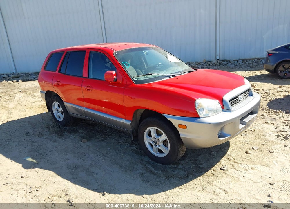 2003 HYUNDAI SANTA FE GLS/LX VIN: KM8SC13D23U501257