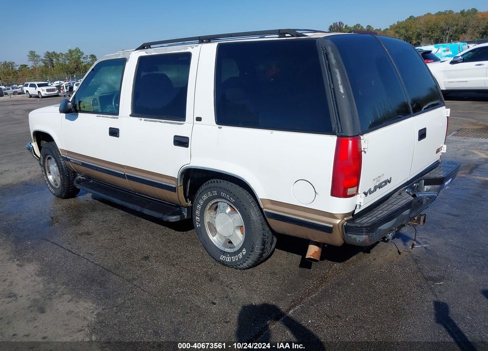 1999 GMC YUKON SLE VIN: 1GKEK13R4XJ718658