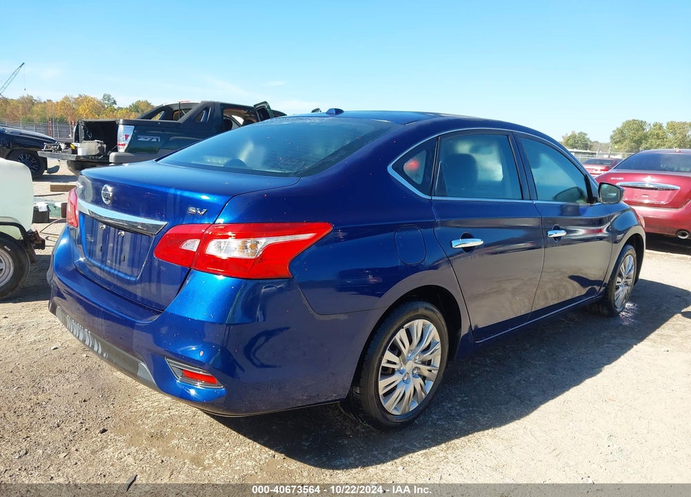 2016 NISSAN SENTRA SV VIN: 3N1AB7AP4GY222952
