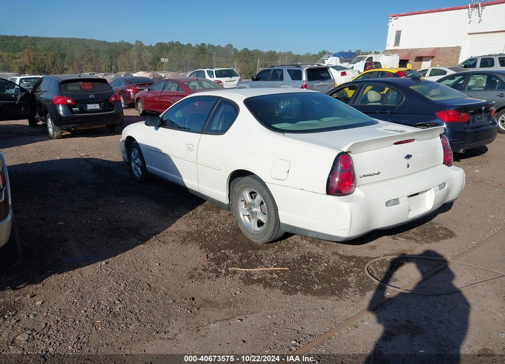 2003 CHEVROLET MONTE CARLO LS VIN: 2G1WW12E139128533