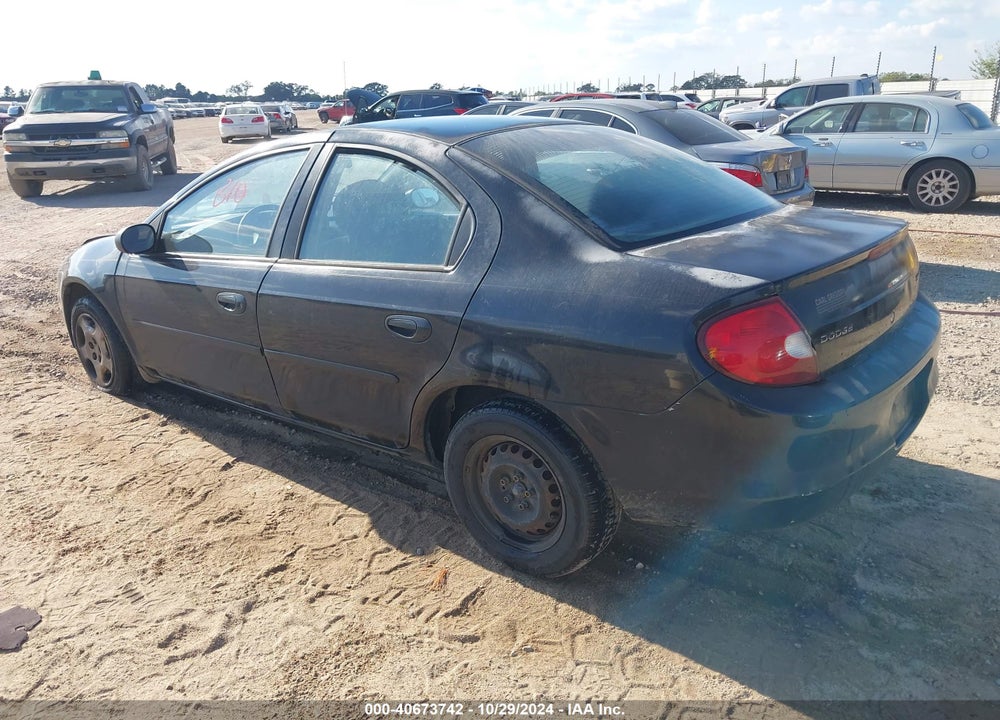 2002 DODGE NEON VIN: 1B3ES26C42D513780